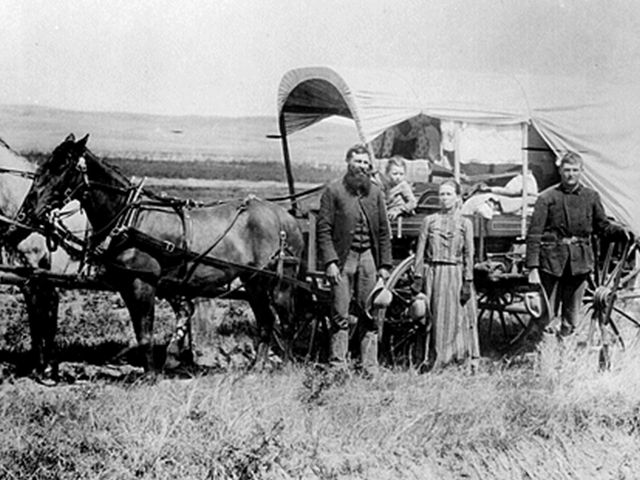 Homesteading Family 1886